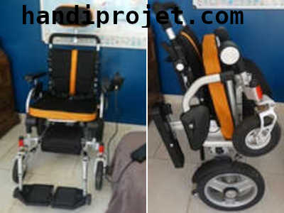 fauteuil électrique pliant pour handicapé